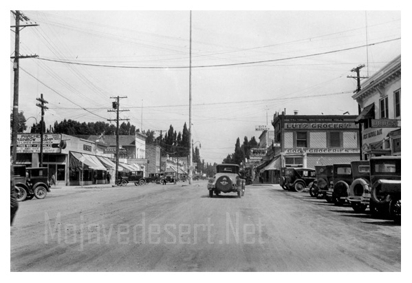 photo of Main St in Bishop - 1926