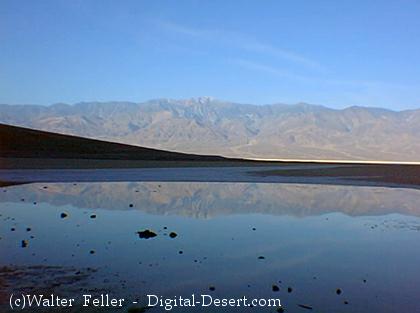 photo of badwater and telescope peak, death valley
