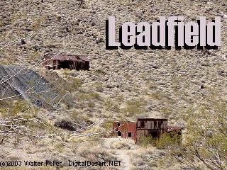 Death Valley photo, Leadfield Ghost Town