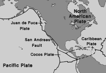 Map of Tectonic Plates