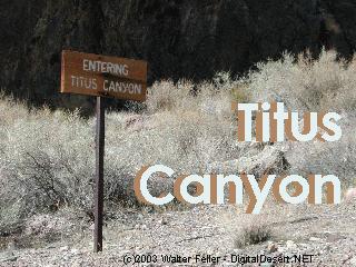 Death Valley photo, Titus Canyon